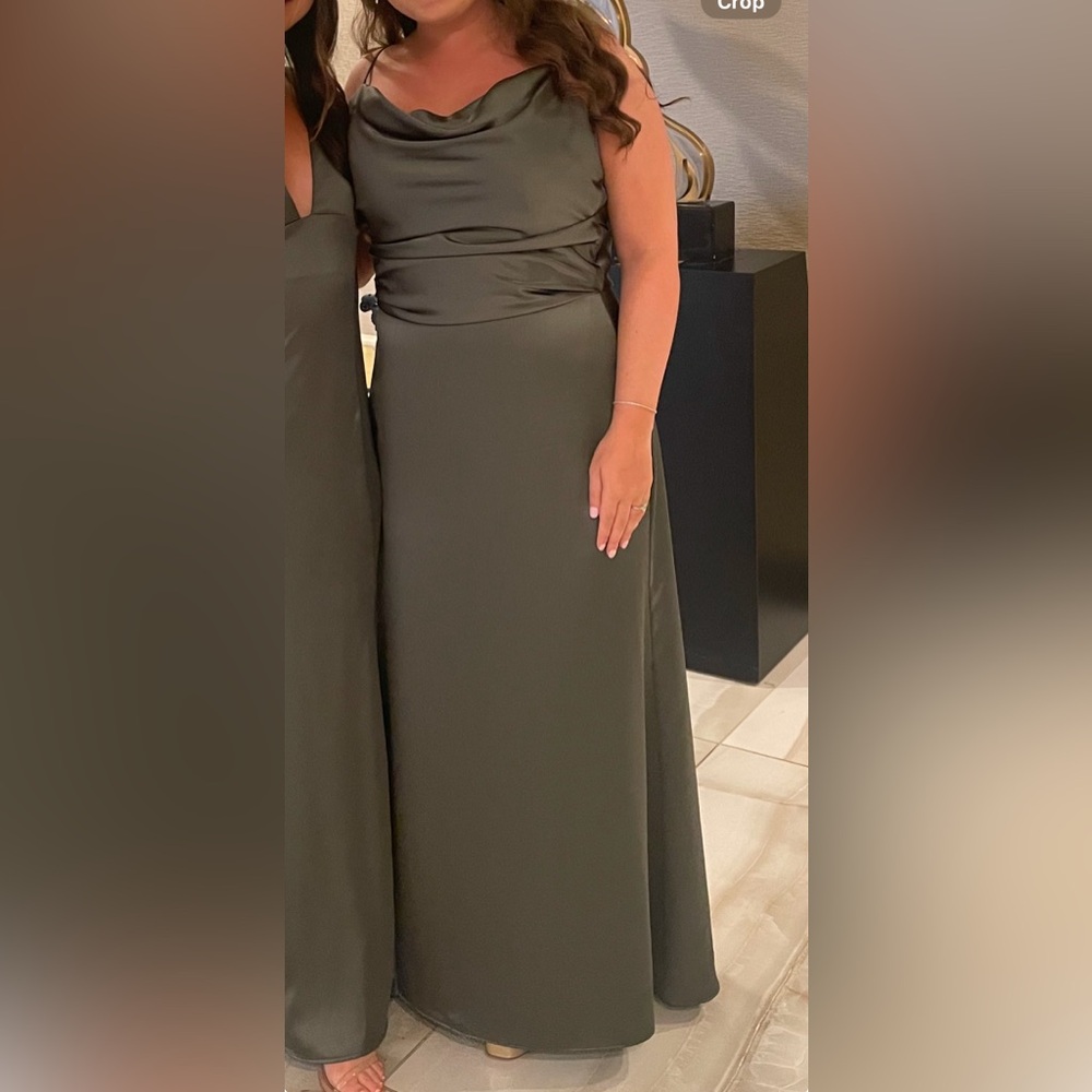 Amsale Olive Cody Bridesmaid Dress, Gown